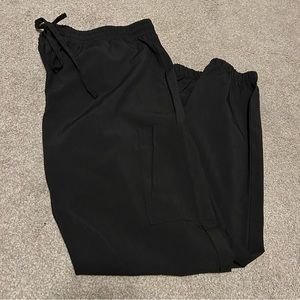 Med Works Luv Scrubs black jogger scrub pants